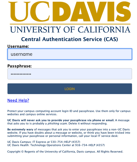 cas login