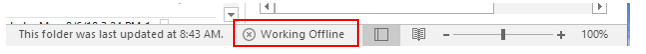 working offline