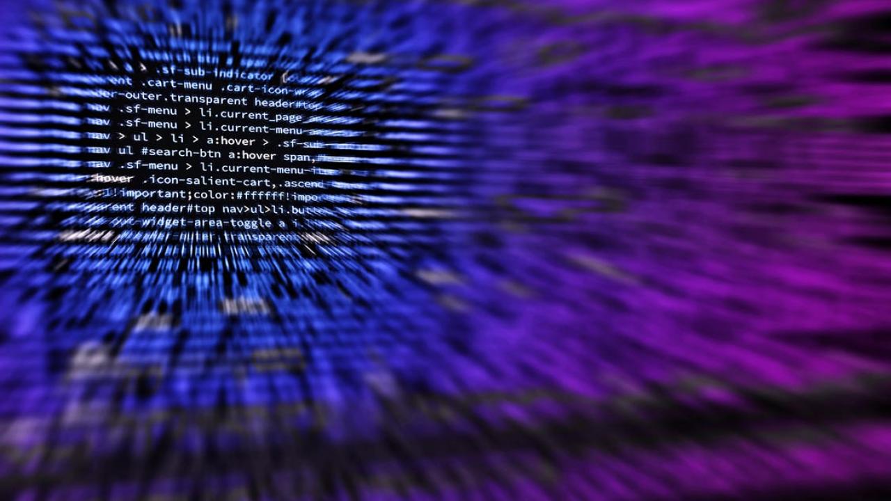 screen of code